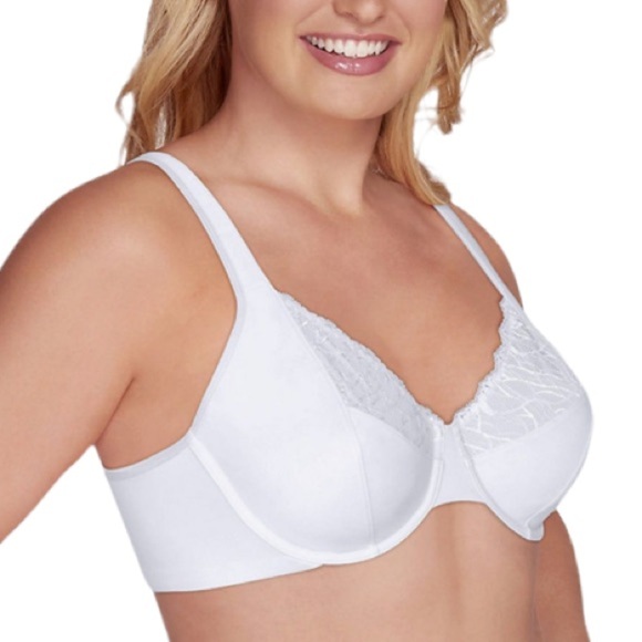Mesh Lace Underwire T-Shirt Bra Unlined White 38C - Picture 1 of 16